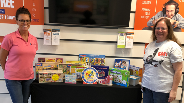 Local teacher receives supplies